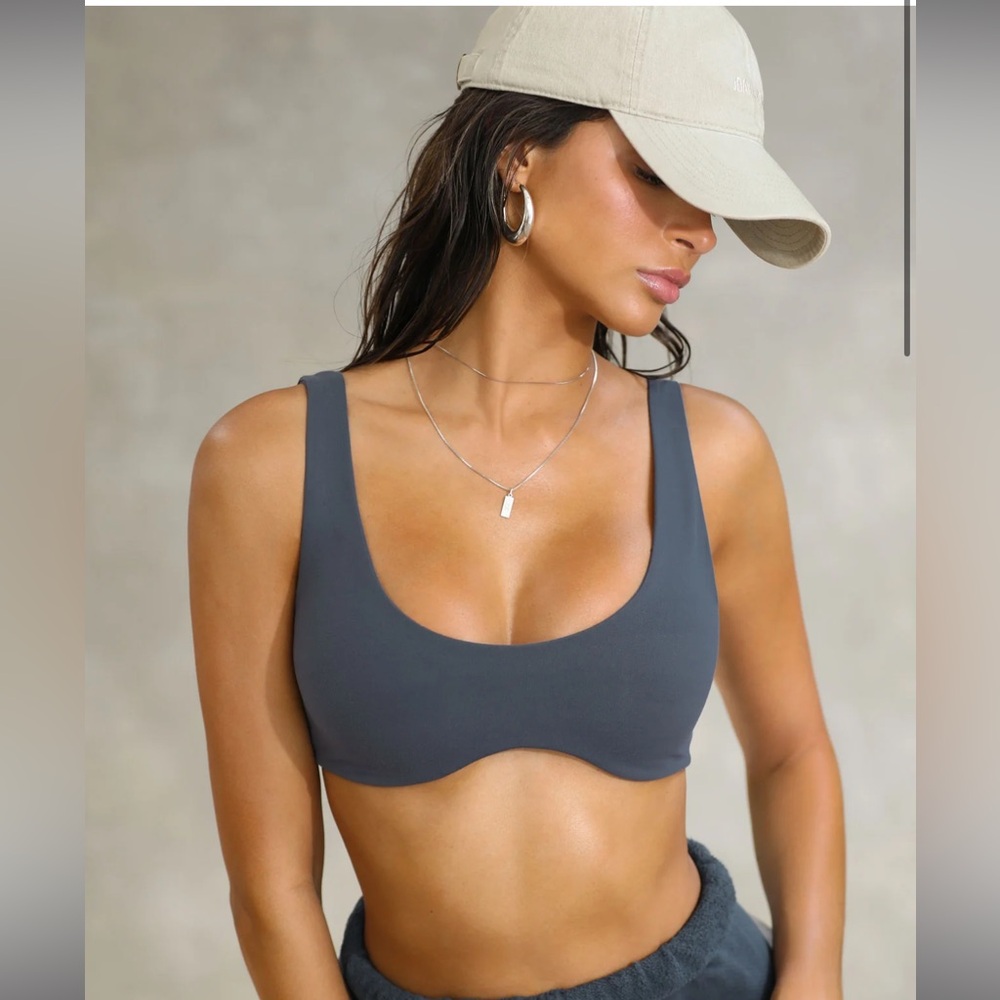 Joah Brown Gray Seamless Bra Modern Intimates